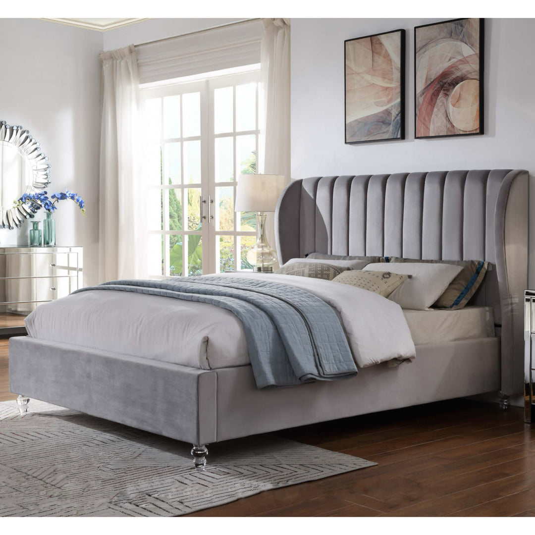 Belair Velvet Bed Frame King - DLB Furniture