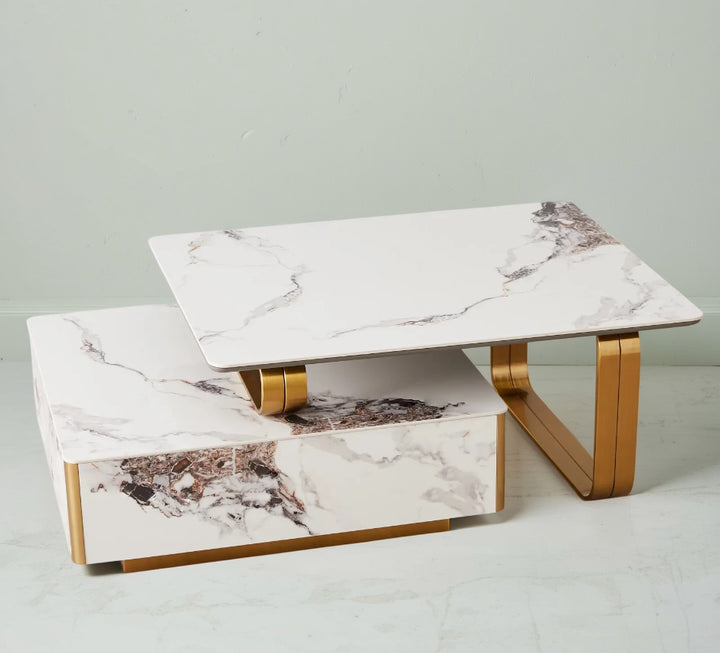 Catalyst Coffee Table with Peda Phillipine Top - DLB Furniture