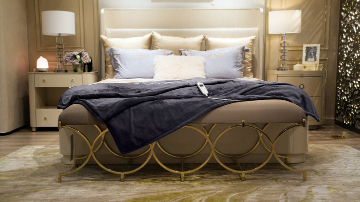 Large Electric Throw Blanket Flannel Fleece 180 x 130 cm - DLB Furniture