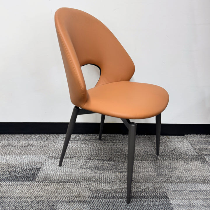 Arch Dining Chair Microfibre Leather (Customization Accepted)