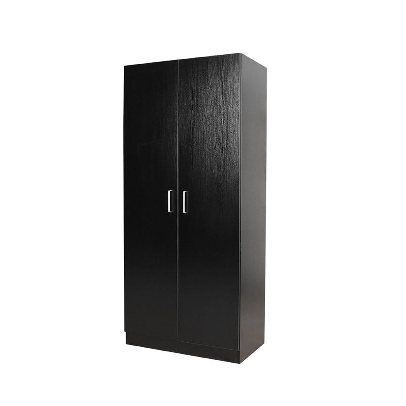 Beli 2 Door Pantry Cupboard 5 Shelves Black