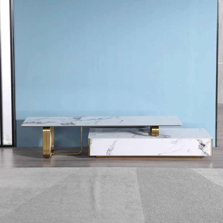 white TV unit